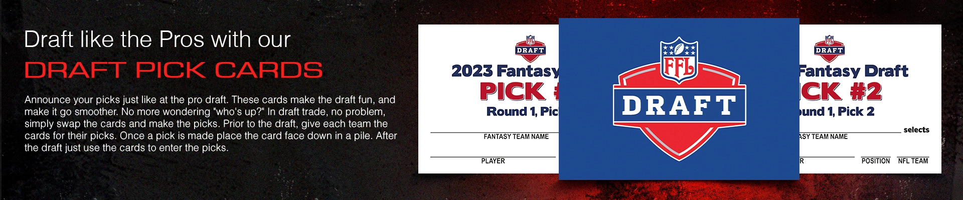 DRAFT PICK CARDS – DraftKits